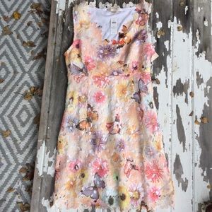 NWT BOSTON PROPER LACE FLORAL SUMMER DRESS
